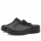 Comme des Garçons Homme Men's x Blunstone Leather Mule in Black