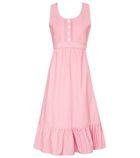 Plan C - Technical faille midi dress