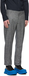 Alexander McQueen Grey 'Prince of Wales' Trousers