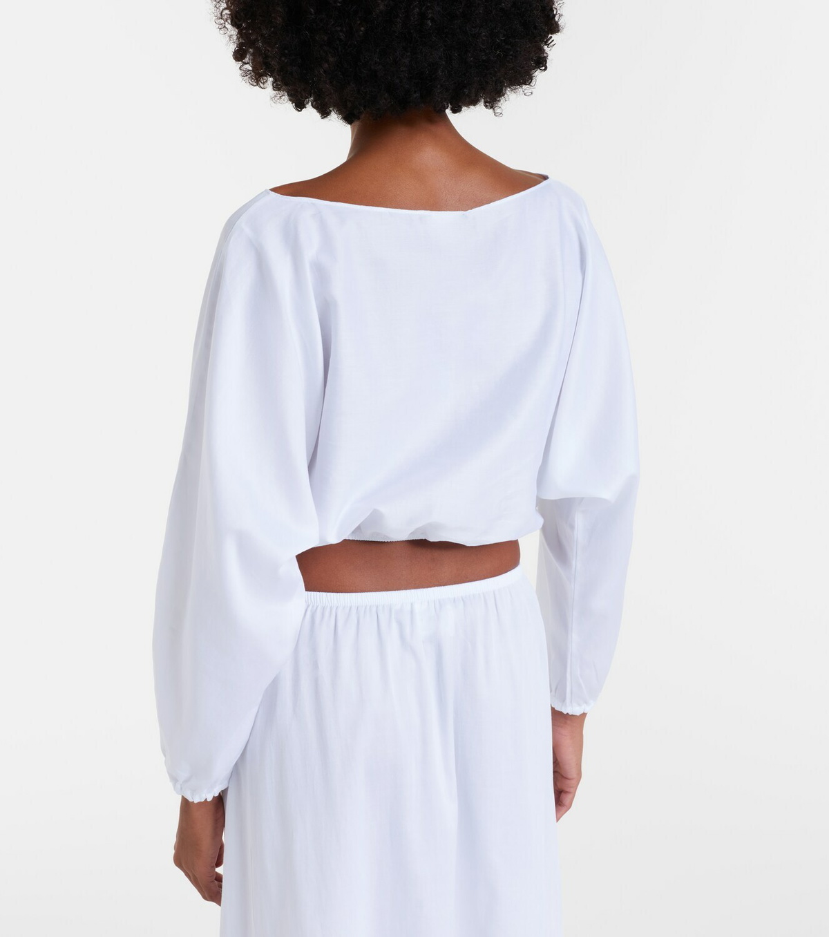 Leset Yoko cotton crop top