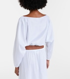 Leset Yoko cotton crop top