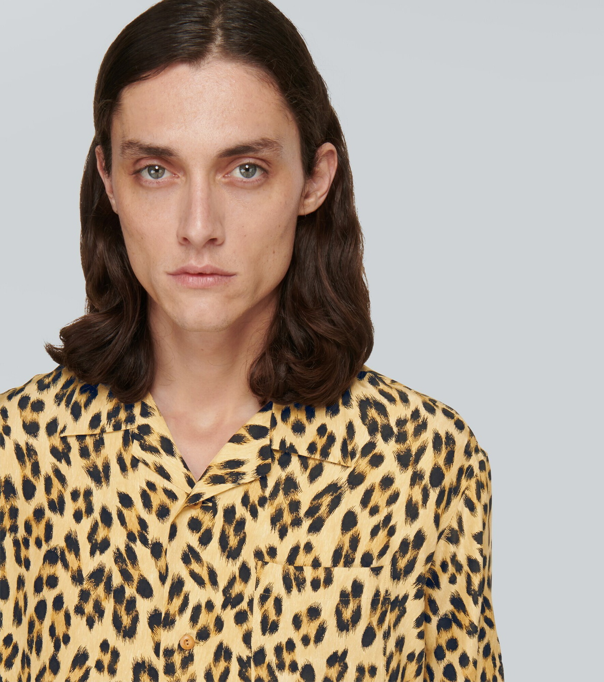 Visvim Caban Leopard Print Silk Shirt Visvim 