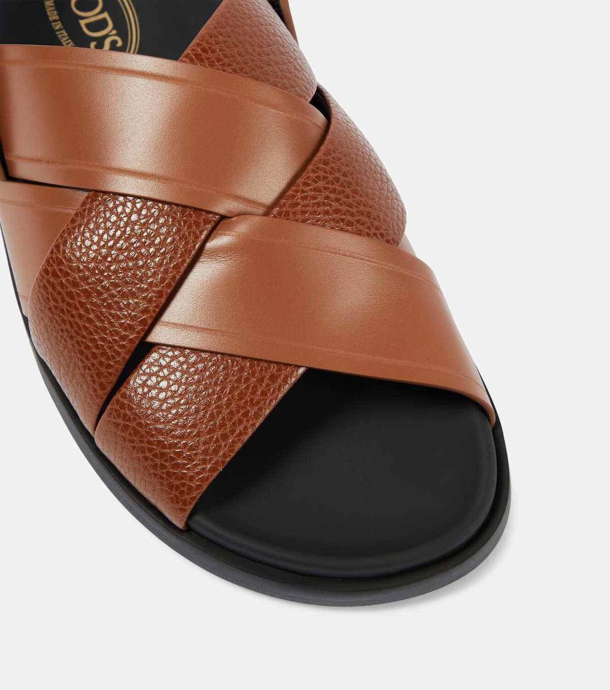 TOD'S★素敵！Embossed leather sandals Woman BLACK Sandals in Leather XXW11K0FH50GOC40MB999 | Tods