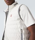 Brunello Cucinelli Logo down vest