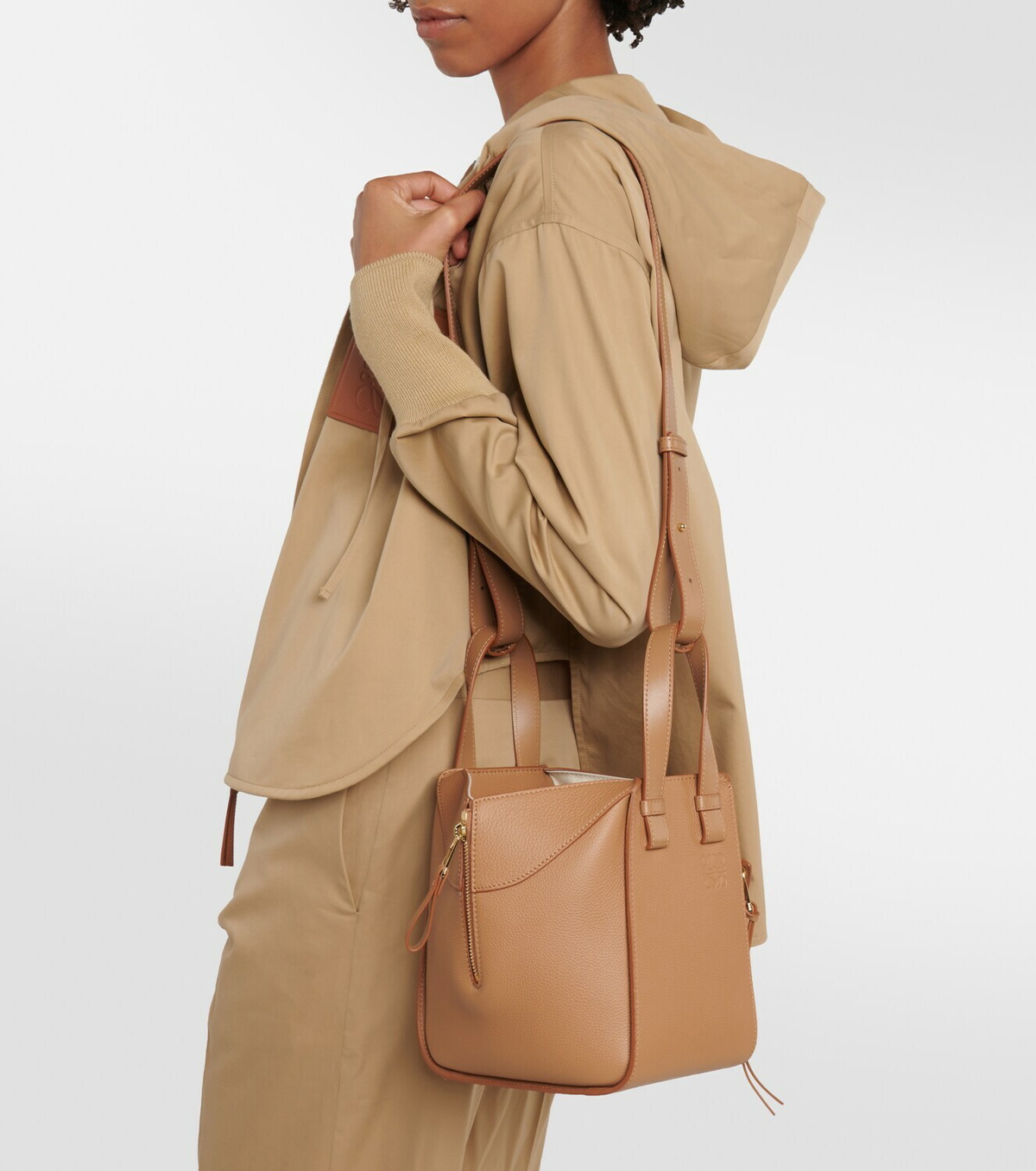 Loewe Hammock Compact leather tote bag Loewe