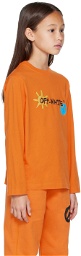 Off-White Kids Orange Sun & Peace Long Sleeve T-Shirt