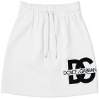 Dolce & Gabbana Women's Logo Sweat Skirt in White