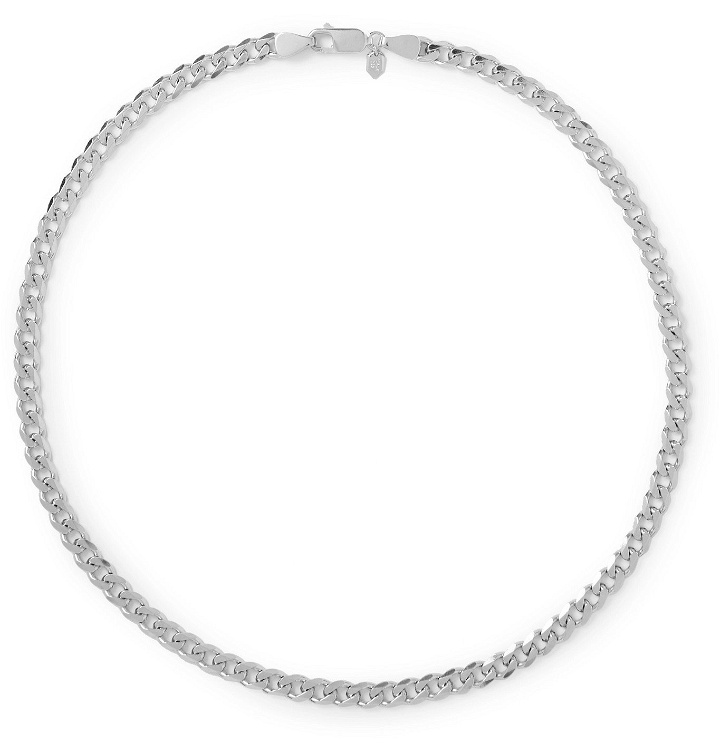 Photo: Maria Black - Forza Rhodium-Plated Chain Necklace - Silver