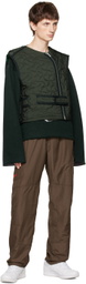 Robyn Lynch Khaki Vest & Jacket Set