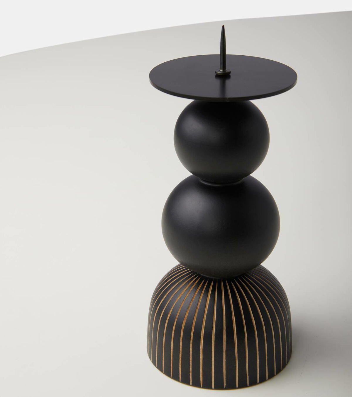 Zanat Aurora Large wood candle holder
