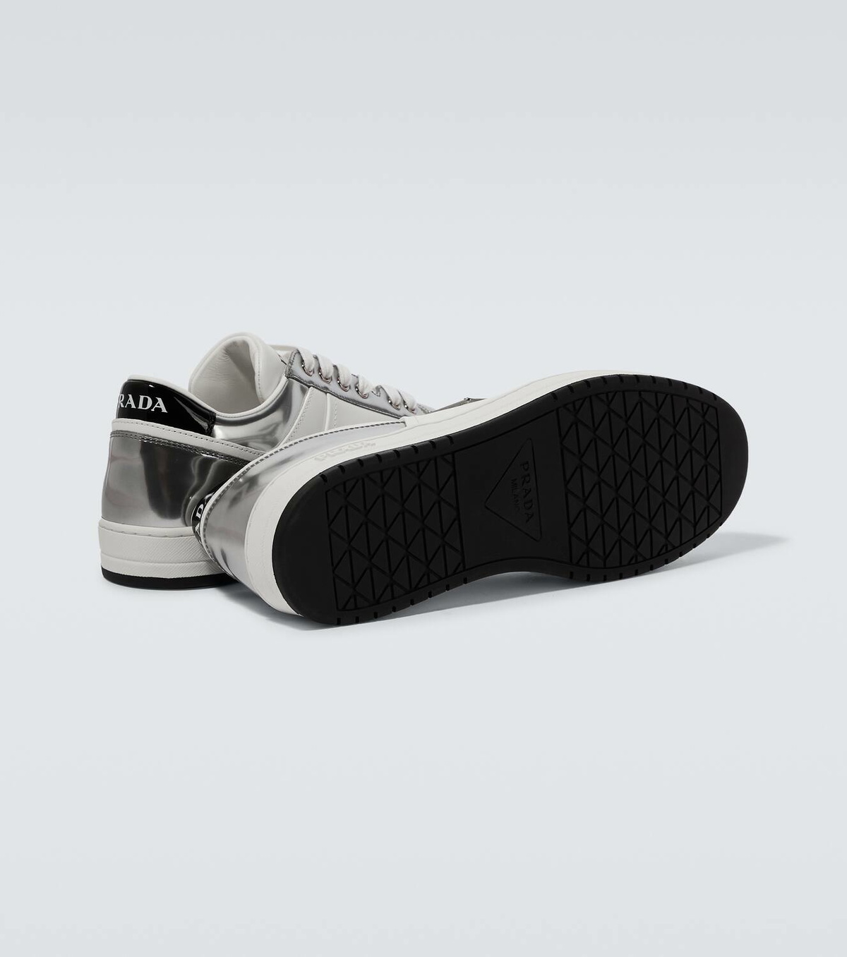 Prada Downtown leather sneakers Prada