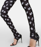 Dolce&Gabbana - Logo printed jersey jumpsuit