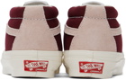 Vans Pink & Burgundy Vault OG SK8-Mid LX Sneakers