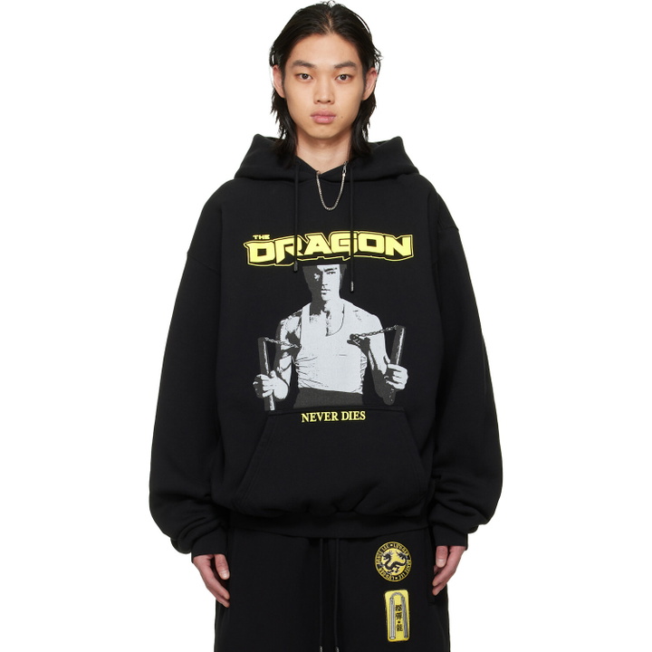 Photo: LU'U DAN BRUCE LEE x LỰU ĐẠN Black Oversized Hoodie