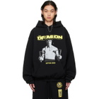 LU'U DAN BRUCE LEE x LỰU ĐẠN Black Oversized Hoodie