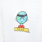 Butter Goods Men's Blindfold Logo Hoody in Ash Grey