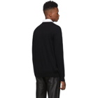 Moschino Black Couture Crewneck Sweater