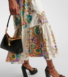 Etro Floral cotton poplin maxi dress