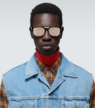 Gucci - Square-framed acetate sunglasses