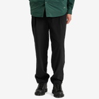 NANGA Men's Dotair® Comfy Tuck Tapered Trousers in Black