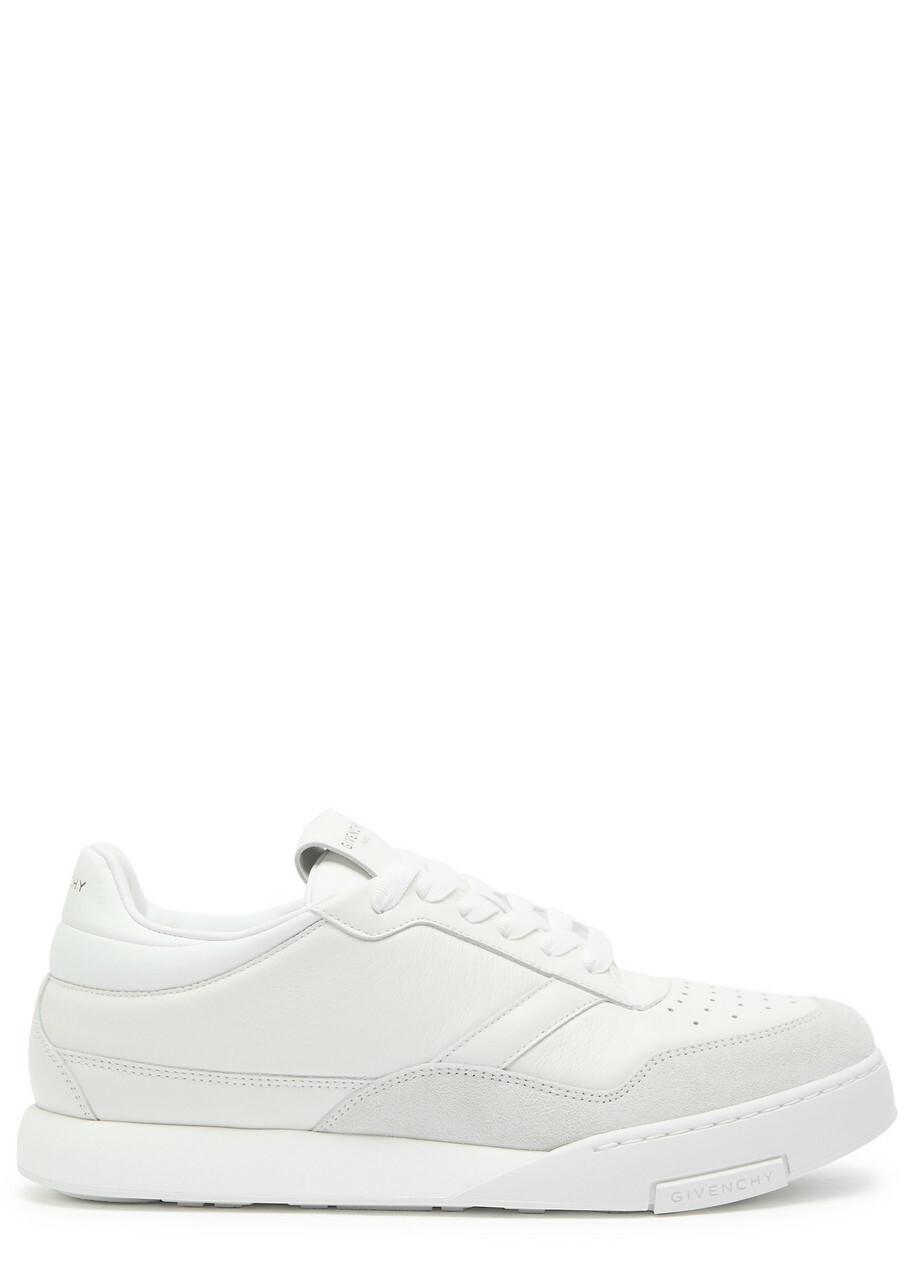 Givenchy Yard Court Panelled Leather Sneakers White