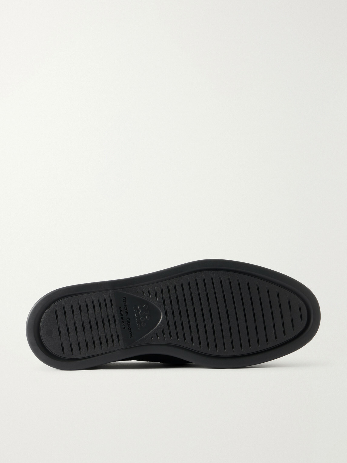Officine Creative - Frame 001 Suede Loafers - Black