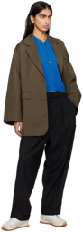 Cordera Khaki Oversized Blazer