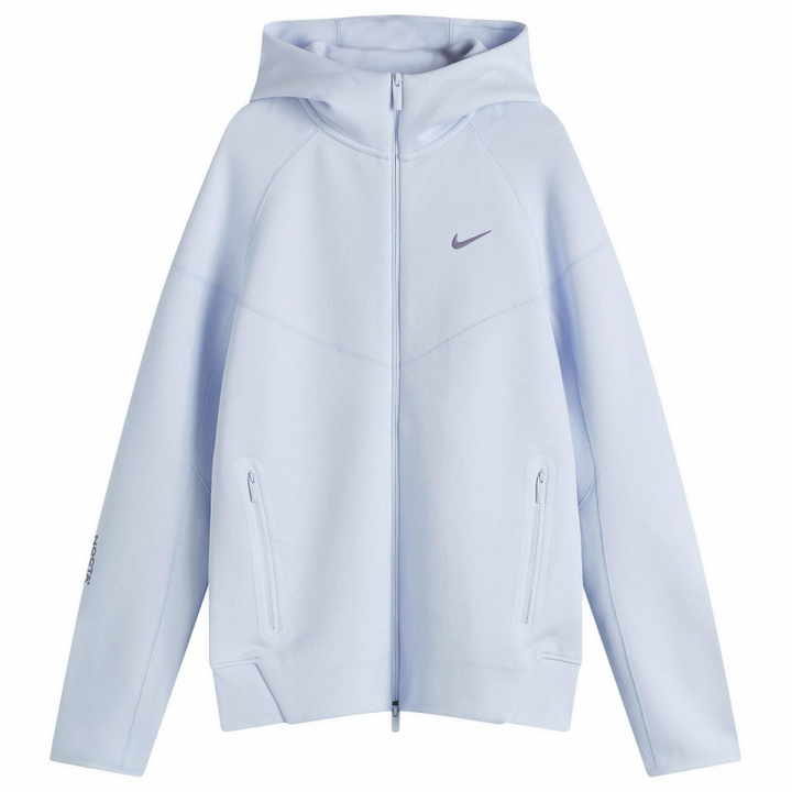 Photo: Nike x Nocta Tech Fleece Full Zip Hoody in Purple/Daybreak