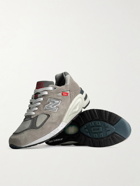 New Balance - M990vs2 Suede and Mesh Sneakers - Neutrals