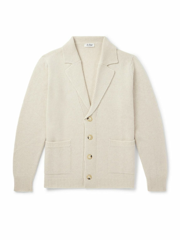 Photo: De Petrillo - Merino Wool and Cashmere-Blend Cardigan - Gray