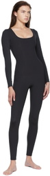 SKIMS Black All-In-One Jumpsuit