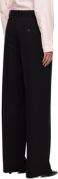 Dunst Black Straight Trousers