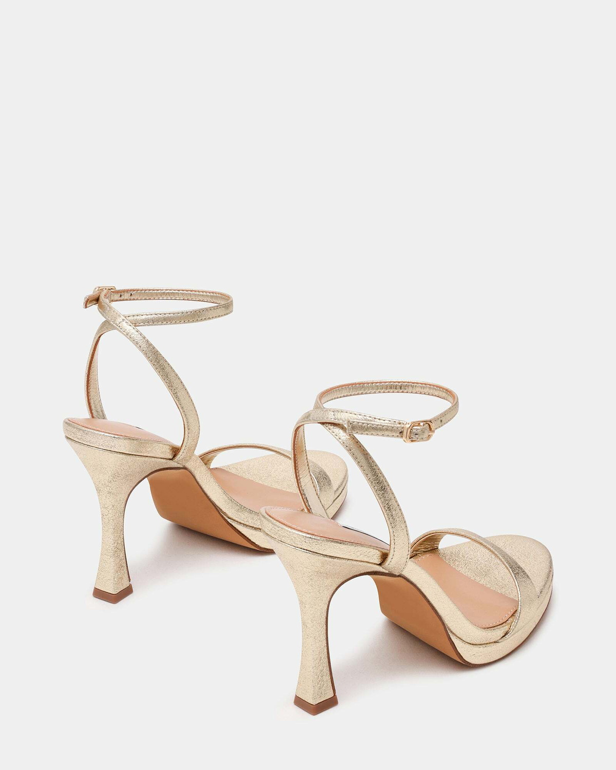 Steve Madden Sacramento Heels in Gold