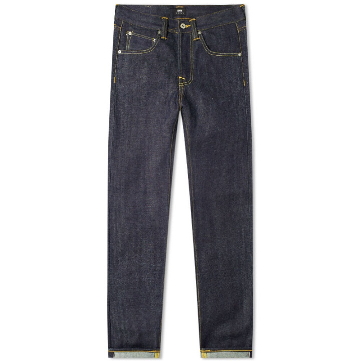 Photo: Edwin ED-55 Regular Tapered Jean Unwashed 14oz Red Selvedge