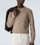 Brioni Cotton, silk, and cashmere sweater