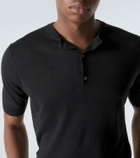 Thom Sweeney Silk and linen T-shirt