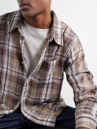 Corridor - Checked Flannel Shirt - Brown