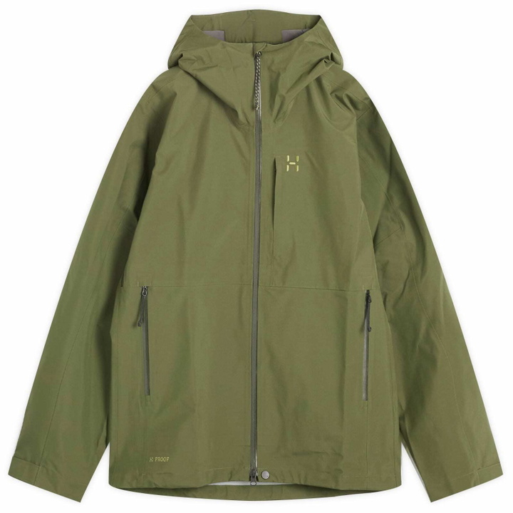 Photo: Haglöfs Men's Front Proof II Waterproof Jacket in Seaweed Green