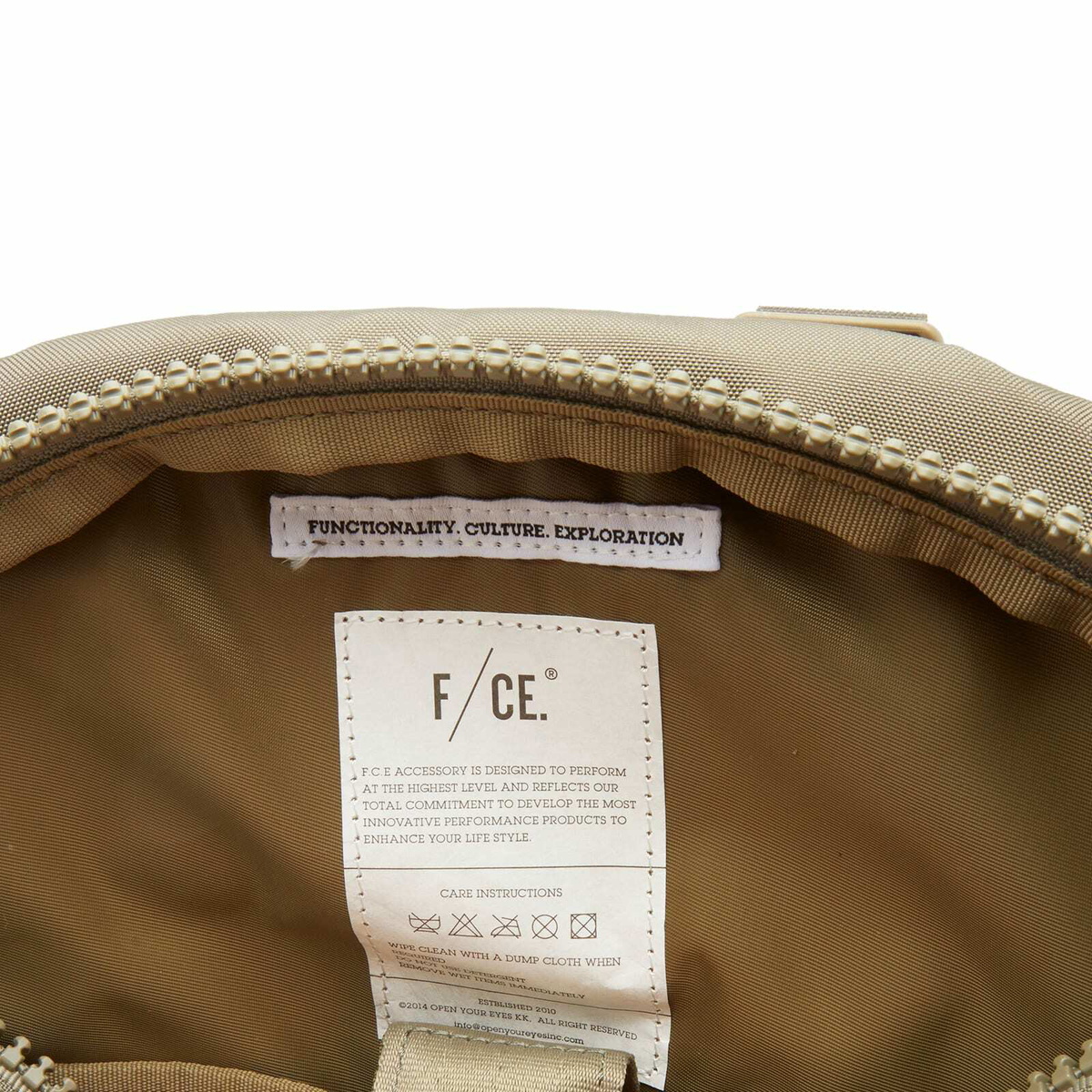 F/CE. 420 re/cor Travel Backpack in Sage Green 