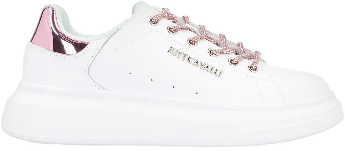 Just Cavalli Leather Low-top Sneakers