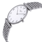 Longines Quartz White Dial Mens Watch L47664136