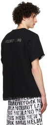 Helmut Lang Black Mesh Short Sleeve T-Shirt