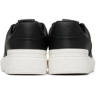 BALMAIN Black B-Court Calfskin Sneakers