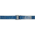 Off-White Blue Gradient Industrial Belt