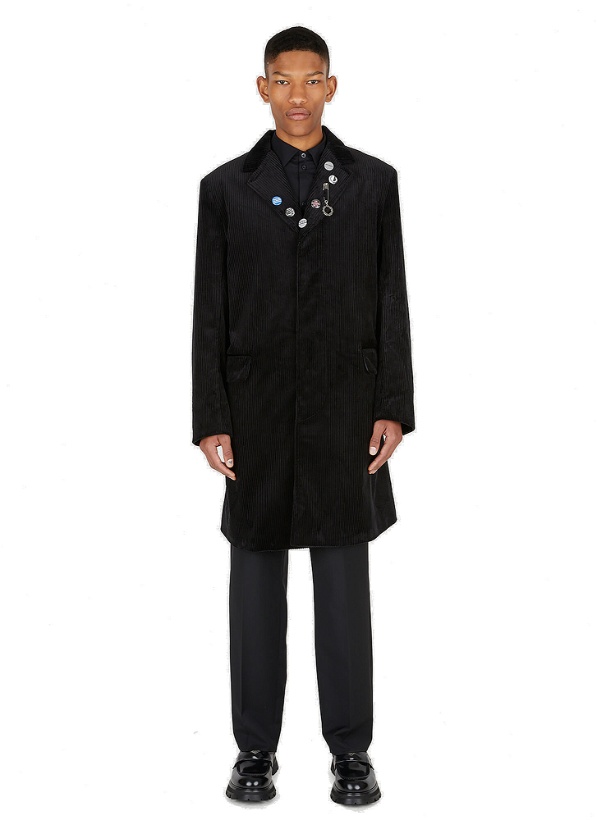 Photo: Tailored Corduroy Coat in Black