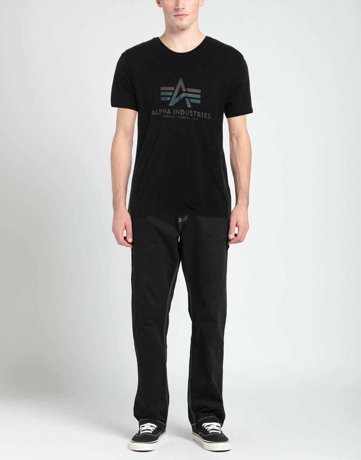 Alpha Industries Mens T-shirt in Black