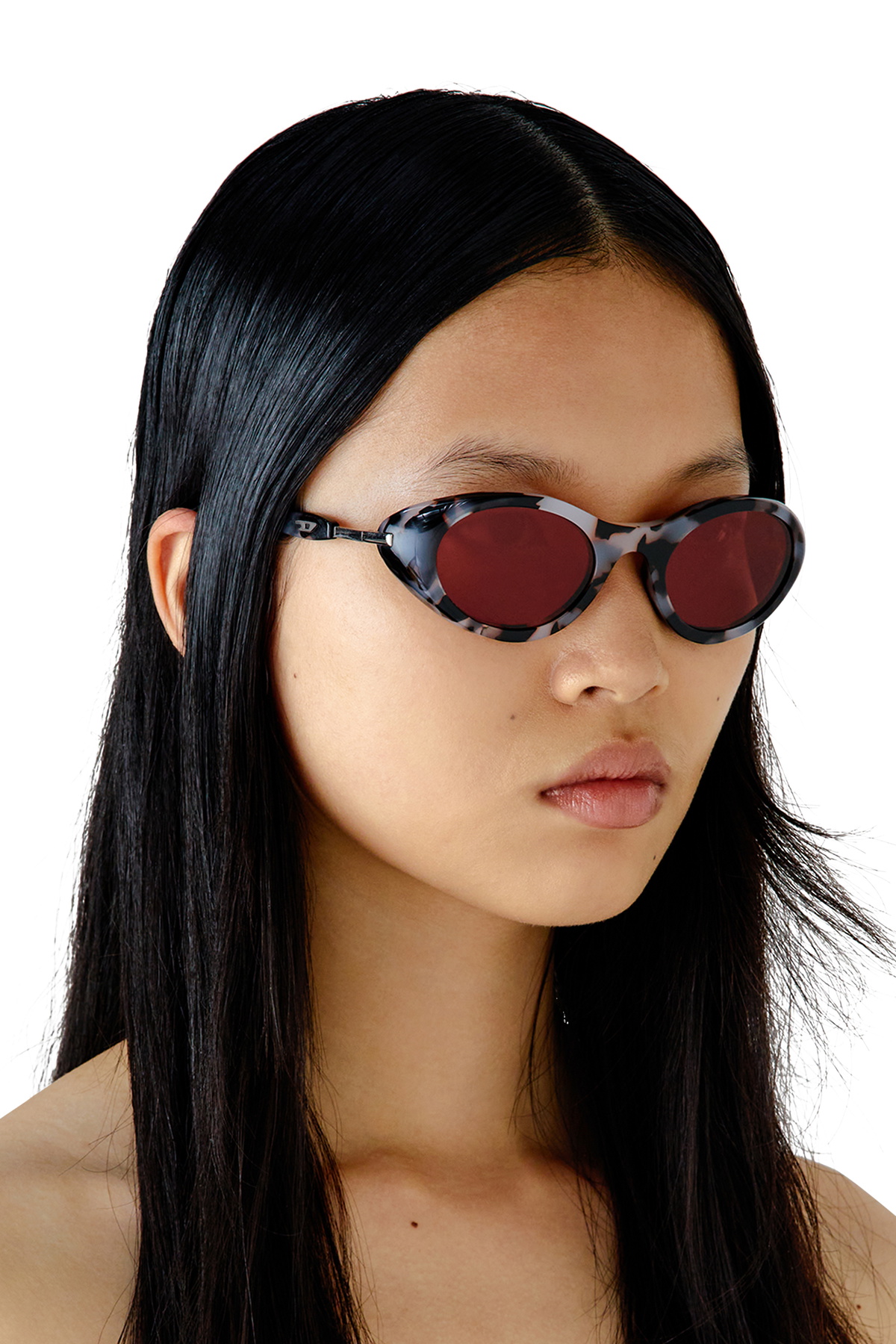 Diesel Wrap-around shape sunglasses - Sunglasses - Unisex - Multicolor