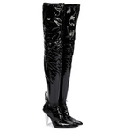 Peter Do - Over-the-knee latex boots