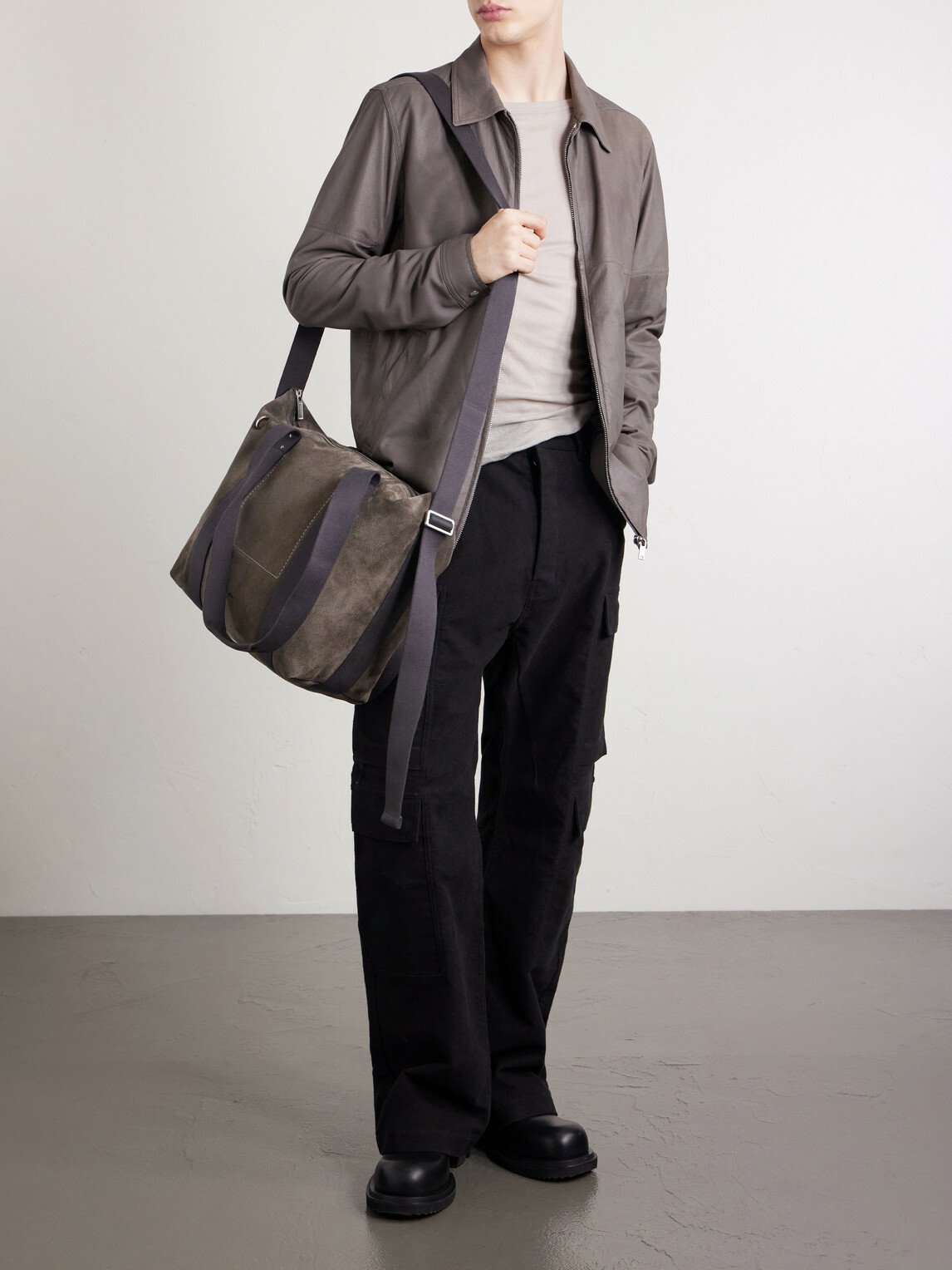 Rick Owens - Trolley Suede Tote Bag
