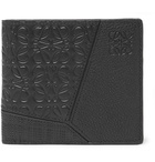 Loewe - Logo-Debossed Full and Cross-Grain Leather Billfold Wallet - Black